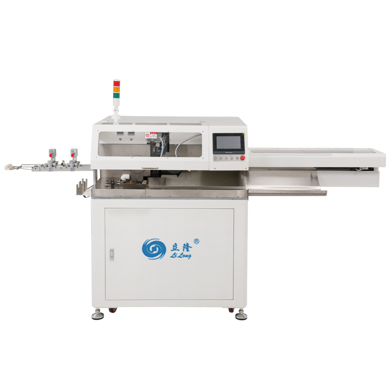 新款 LL-558全數字智能雙頭剝皮扭線(xiàn)沾錫機